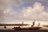 Salomon van Ruysdael View of Deventer seen from the northwest painting